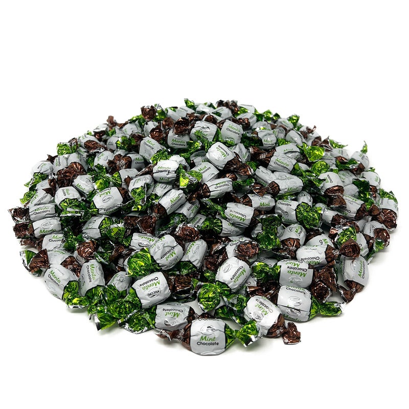 Assortit Chocolate Filled Mints - 3 lbs - Refreshing After Dinner Mint Hard Candies Filled with Chocolates - Bulk American Vintage Candy Assortment - Individually Wrapped, 48 oz. - Image 3